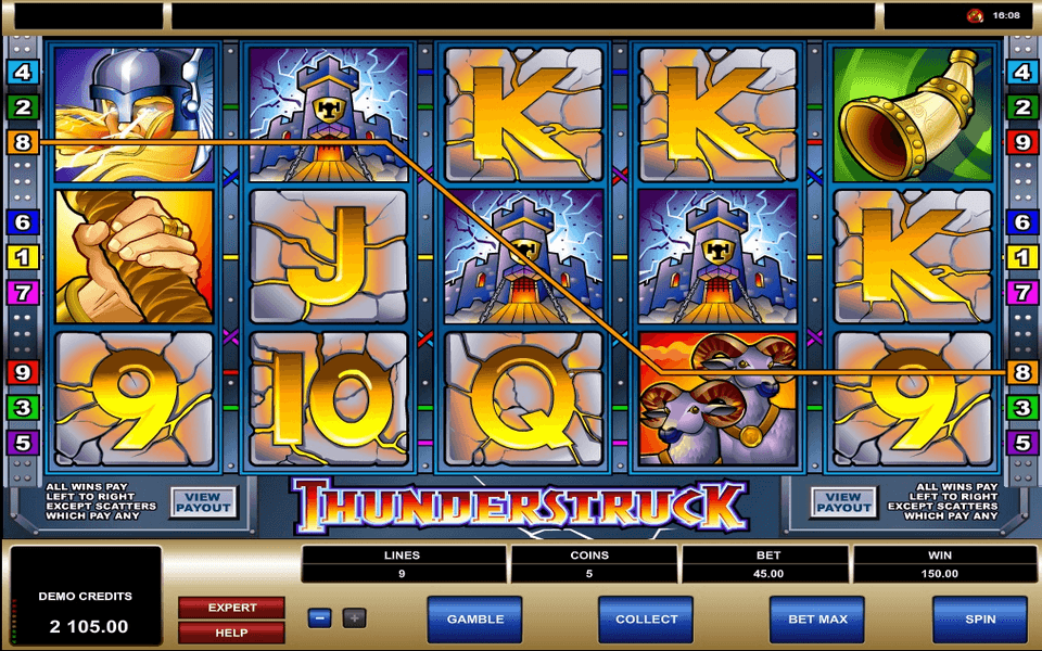 Thunderstruck Game Screenshot